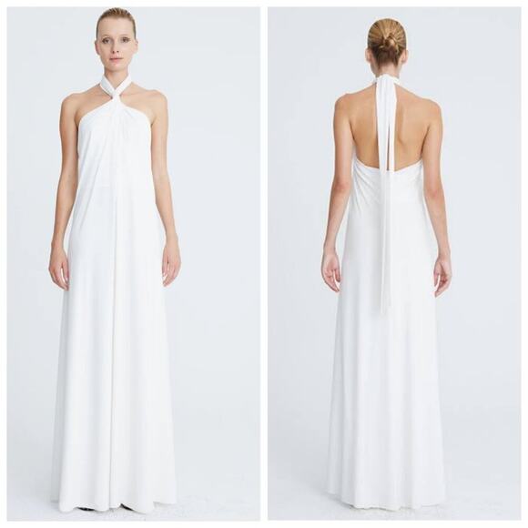 Halston Dresses & Skirts - Halston Braided Neck Dress